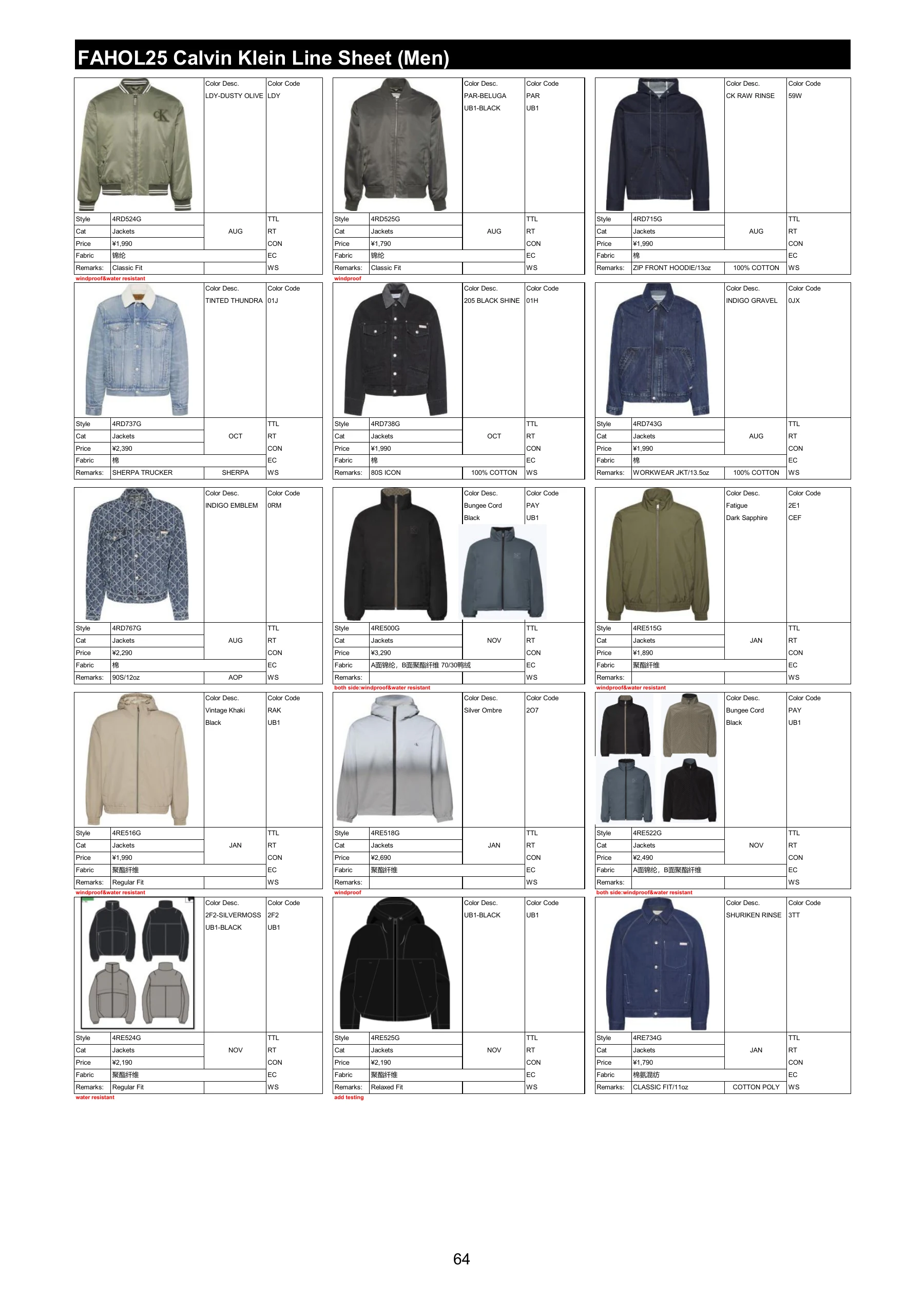 FAHOL25 商品资料，第 66 页